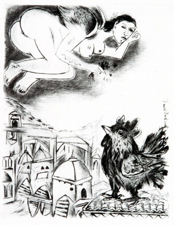 Original print by contemporary Indian Artist Fawad Tamkanat