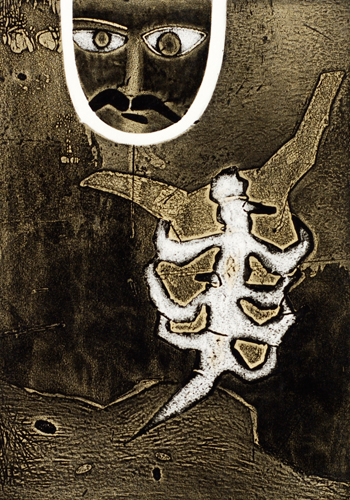 Art Intaglio: Etchings: Anup Kumar Mitra: Untitled