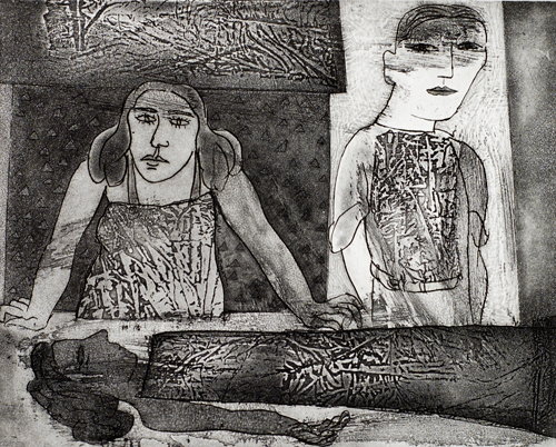 Indian Artist  Pinaki Barua - Limited Edition Prints in Etching