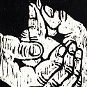Art Intaglio: Woodcut: Maggie Jennings: In our hands