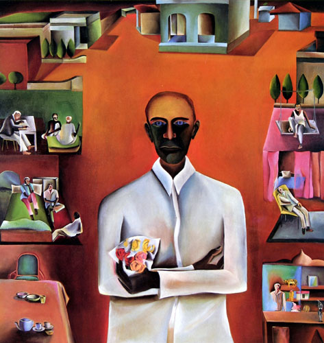 Open edition reproductions of narrative men by modern Indian Artist Bhupen Kakkar.