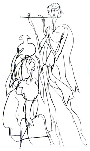 Serigraph by Indian Artist Dhiraj Choudhury