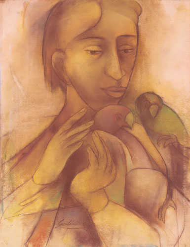 Limited edition reproductions of narrative women by contemporary Indian Artist Gurcharan Singh.