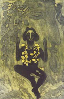 Etching by contemporary Indian Artist Jai Zharotia