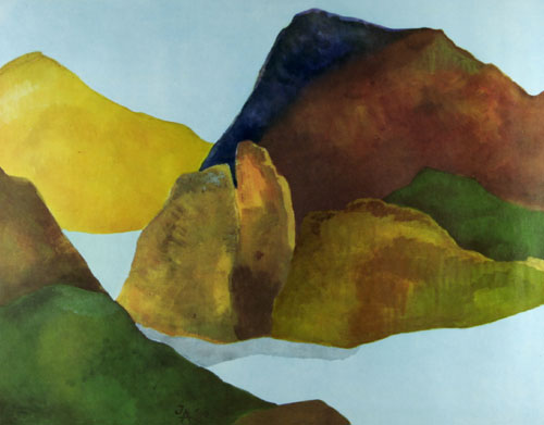 Offset Prints of landscape in still life by Indian Artist Jaya Appaswamy.