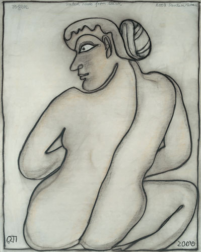 Limited edition prints A serigraph of Narrative nudes and erotic by contemporary Indian Artist Jogen Chowdhury.