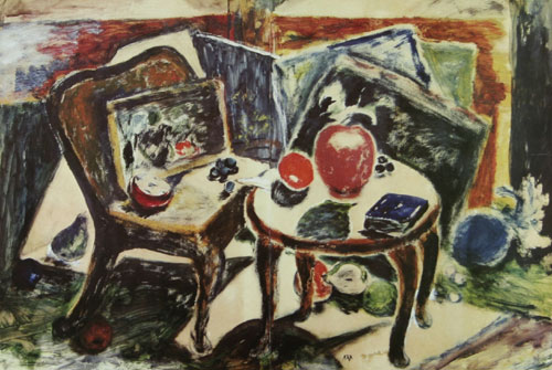 Offset Prints of still life by modern Indian Artist K.H. Ara.