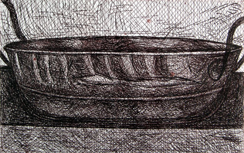 Intaglio print by Indian Artist Krupa Makhija