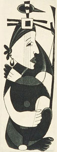 Etching by contemporary Indian Artist Lwihwr Lwihwr Mushahary