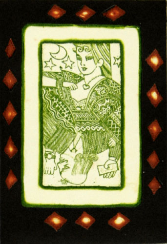 Etching by Indian Artist Manjula Padmanabhan