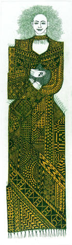 Original Graphic print by Indian Artist Manjula Padmanabhan