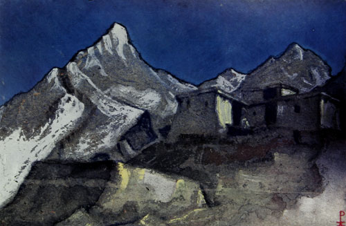 Offset Prints of still life in landscape by Modern International Artist Nicholas Roerich.