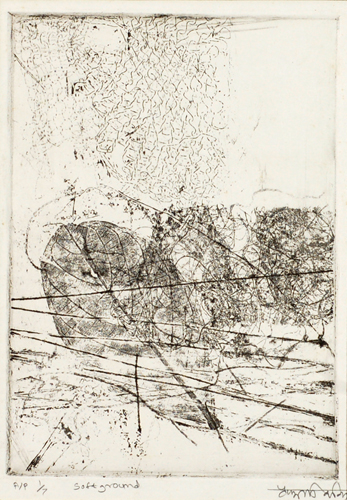 Art Intaglio: Etching: Prafulli Vartak: Soft Ground