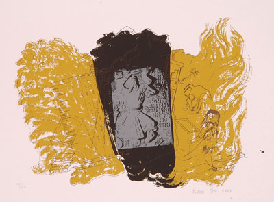 Serigraph by contemporary Indian Artist Pulak Dutta