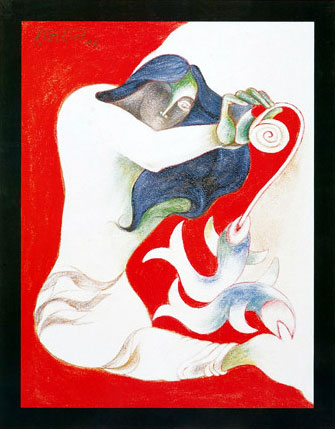 Signed edition prints of narrative women by contemporary Indian Artist Satish Gujral.