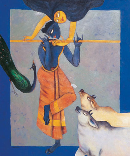 Signed edition prints of narrative gods and goddesses by contemporary Indian Artist Shuvaprasanna.