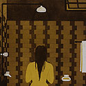 Art Intaglio: Etching: Abdul Salam: Bath I