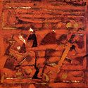 Art Intaglio: Reproductions: Achutan Kudalar: Red I