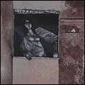 Intaglio print by modern Indian Artist Amitabh Banerjee, woman in narrative style