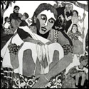Intaglio print by contemporary Indian Artist Anjani Reddy