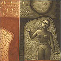 Etching of Indian Gods and Goddesses by contemporary Indian Artist Atin Basak