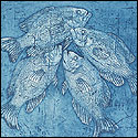 Intaglio print by contemporary Indian Artist Bairu Raghuraman