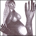 Lithograph by contemporary Indian Artist Bidukhi Mushahary, nudes & erotic in figurative style