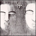Portrait in planographic print by contemporary Indian Artist Bidukhi Mushahary