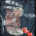 Abstract in mixed media by contemporary Indian Artist Debangana Chatterjee