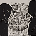 Art Intaglio: Lithograph: Dilip Tamuli: Pratibimbo Darsana