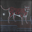 Original print of domestic animals by modern Indian Artist D.Doraiswamy