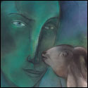 Limited edition reproductions of figurative portrait by contemporary Indian Artist Gurcharan Singh.