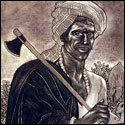 Etching by contemporary Indian Artist Laxman Aelay