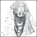 Graphic Print by contemporary Indian Artist Laxman Aelay