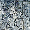 Art Intaglio: Etching: Madhukant Mundra: Untitled