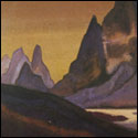 Offset Prints of still life in landscape by Modern International Artist Nicholas Roerich.