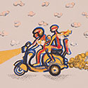 Serigraph by contemporary Indian Artist Pankaj Panwar