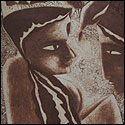 Etching by contemporary Indian Artist Paresh Maity