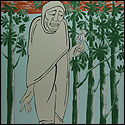 Original Graphic Print by contemporary Indian Artist Prasun Kanti Bhattacharya