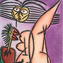 Nudes & erotic in giclee by contemporary Indian Artist Prokash Karmakar