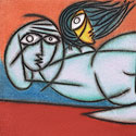 Nudes & erotic in giclee by contemporary Indian Artist Prokash Karmakar