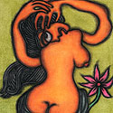 Nudes & erotic in giclee by contemporary Indian Artist Prokash Karmakar