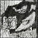 Intaglio print by Indian Artist Rajeshri Qual