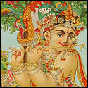 Oleograph Prints of figurative Indian Gods and Goddesses by Indian Artist Ravi Varma Press.