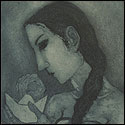 Intaglio print by Indian Artist S.K.Sarkar