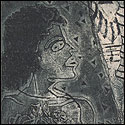 Etching by contemporary Indian Artist Sourabh Deb Barma