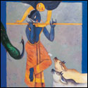 Signed edition prints of narrative gods and goddesses by contemporary Indian Artist Shuvaprasanna.