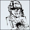 Serigraph by modern Indian Artist Shyamal Dutta Ray