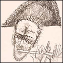 Lithograph by modern Indian Artist Shyamal Dutta Ray