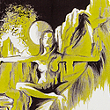 Art Intaglio: Lithogarph: Veemanda Curpen: Untitled